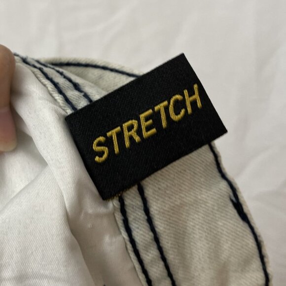 Rocawear Denim Jean Streetwear Shorts Men's Size 30 Light Blue Zip Up Distressed - Picture 14 of 15